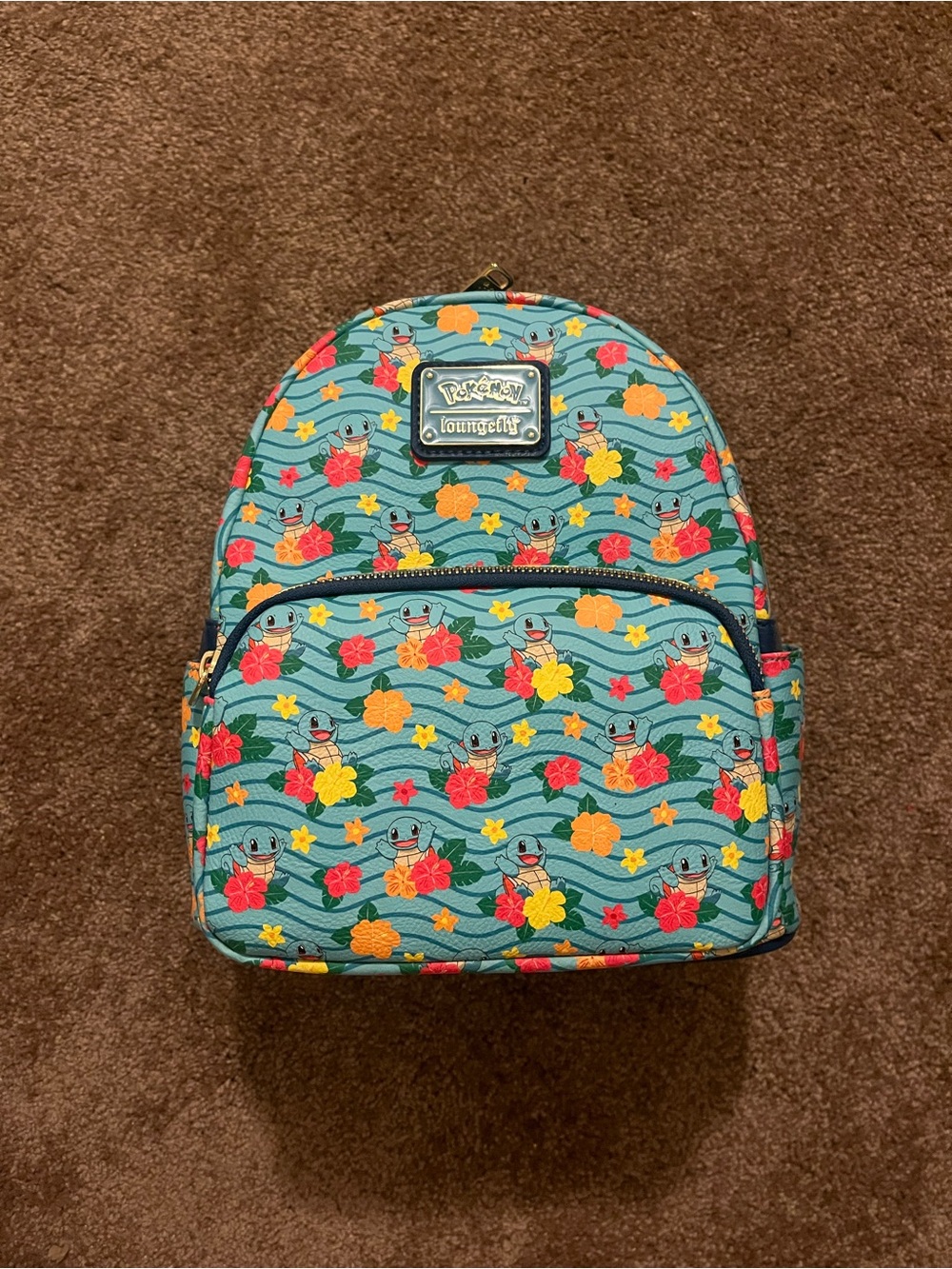 Squirtle Floral Mini Backpack - Loungefly BNWT